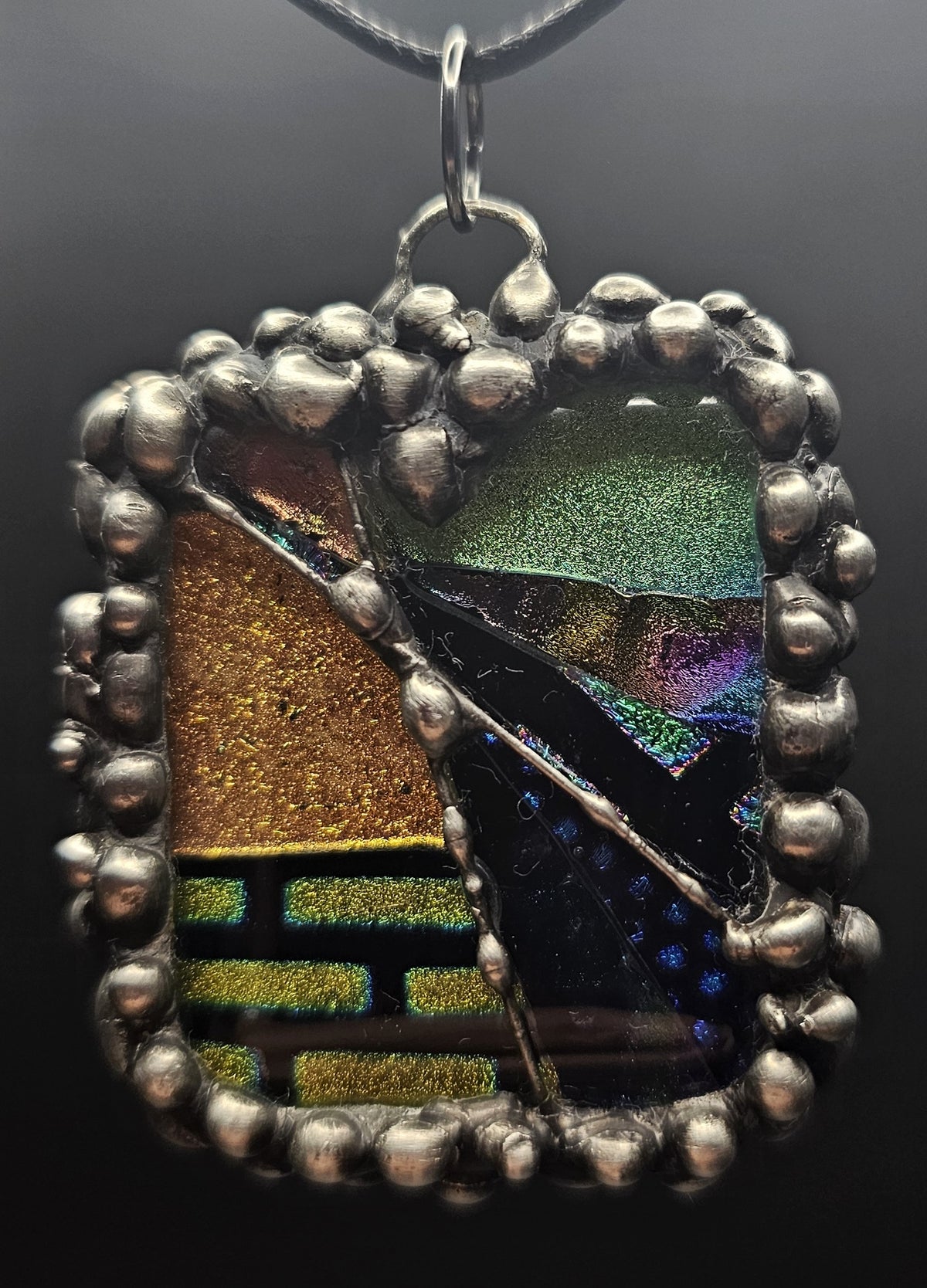 Dichroic Glass Pendant