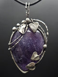 Purple Lepidolite Pendant