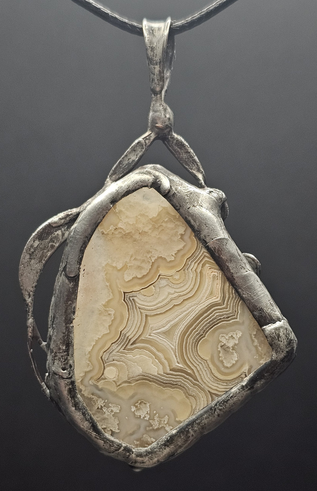 Mexican Lacy Druzy Pendant