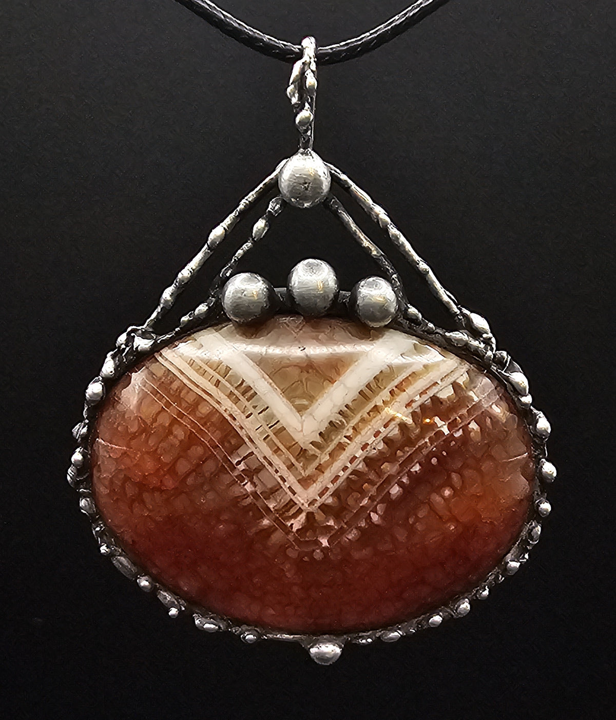 Snakeskin Agate Pendant